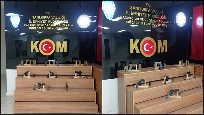 Şanlıurfa 'da silah ve mühimmat operasyonu : 2 tutuklama