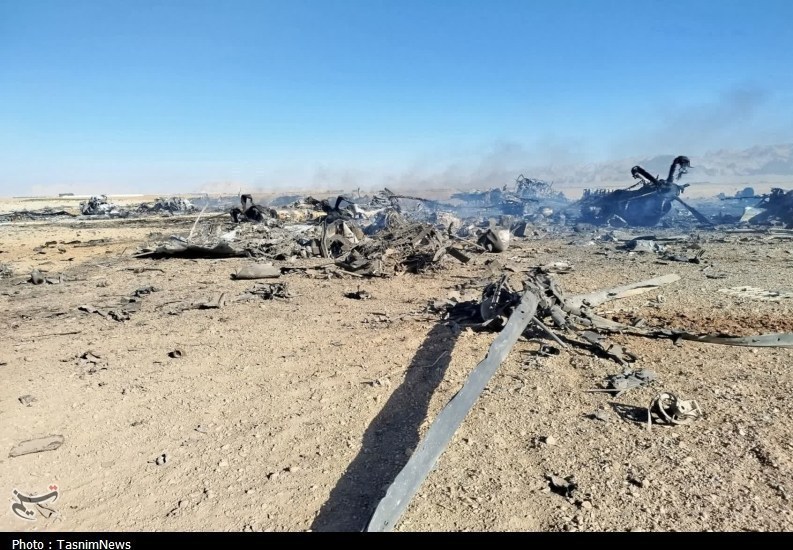 İsfahan'da Amerikan Mütecaviz Hava Araçlarının İmhasına Ait Görüntüler