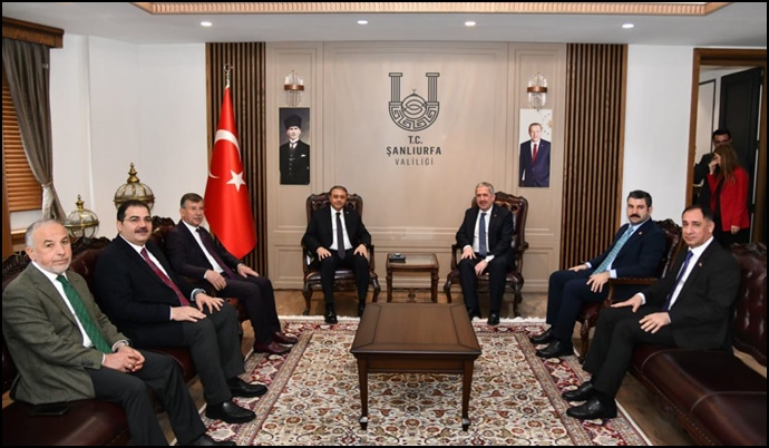 Ticaret Bakan Yardımcısı Gürcan, Şanlıurfa Valiliği’ni Ziyaret Etti
