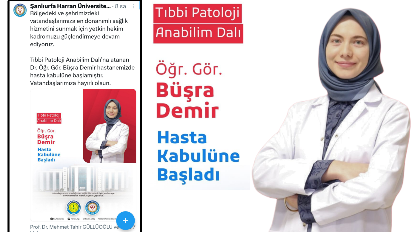 Harran Üniversitesi Hastanesi’ne Yeni Hekim