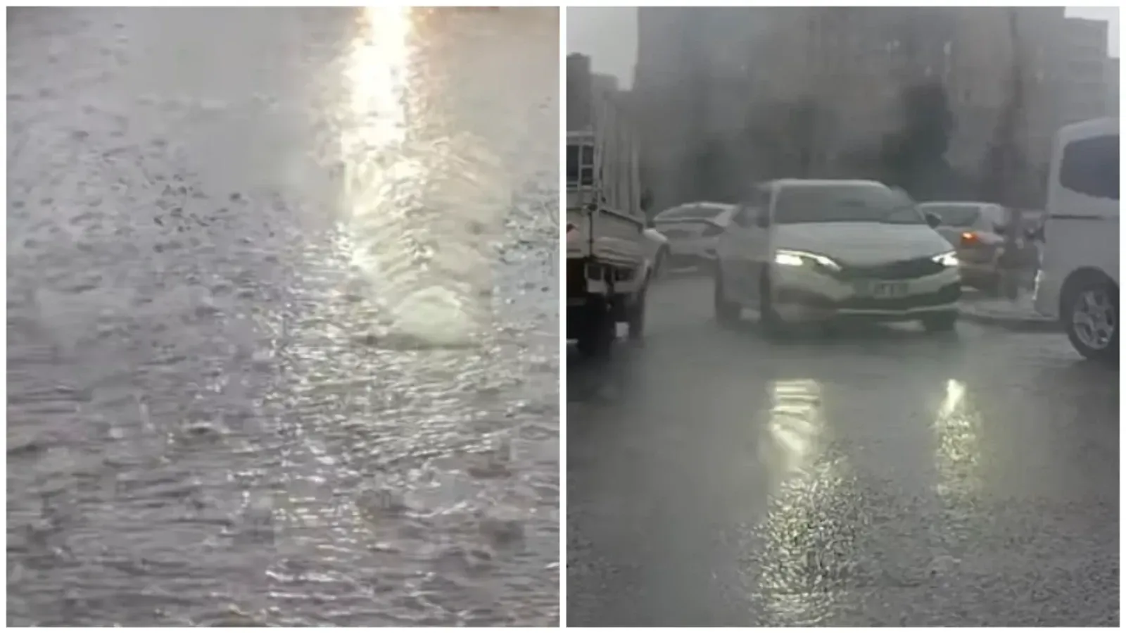 Şanlıurfa’da sağanak ve dolu etkili oldu