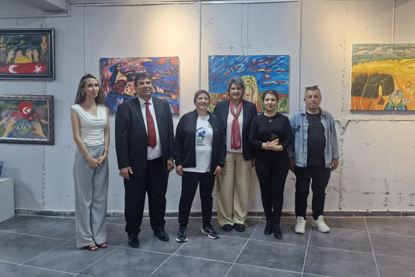 “Kan Ağlayan Zelo” sergisi Şanlıurfa’da sanatseverlerle buluştu