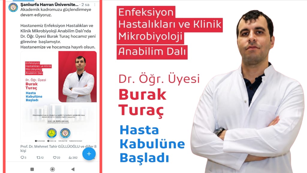 Harran Üniversitesi Hastanesi'nde Yeni Akademik Görevlendirme