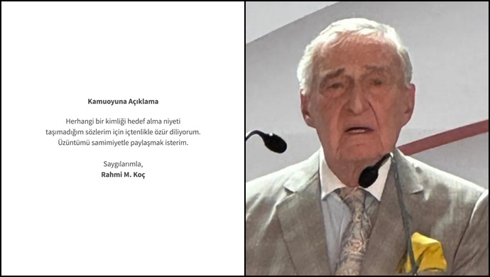 Rahmi Koç özür diledi