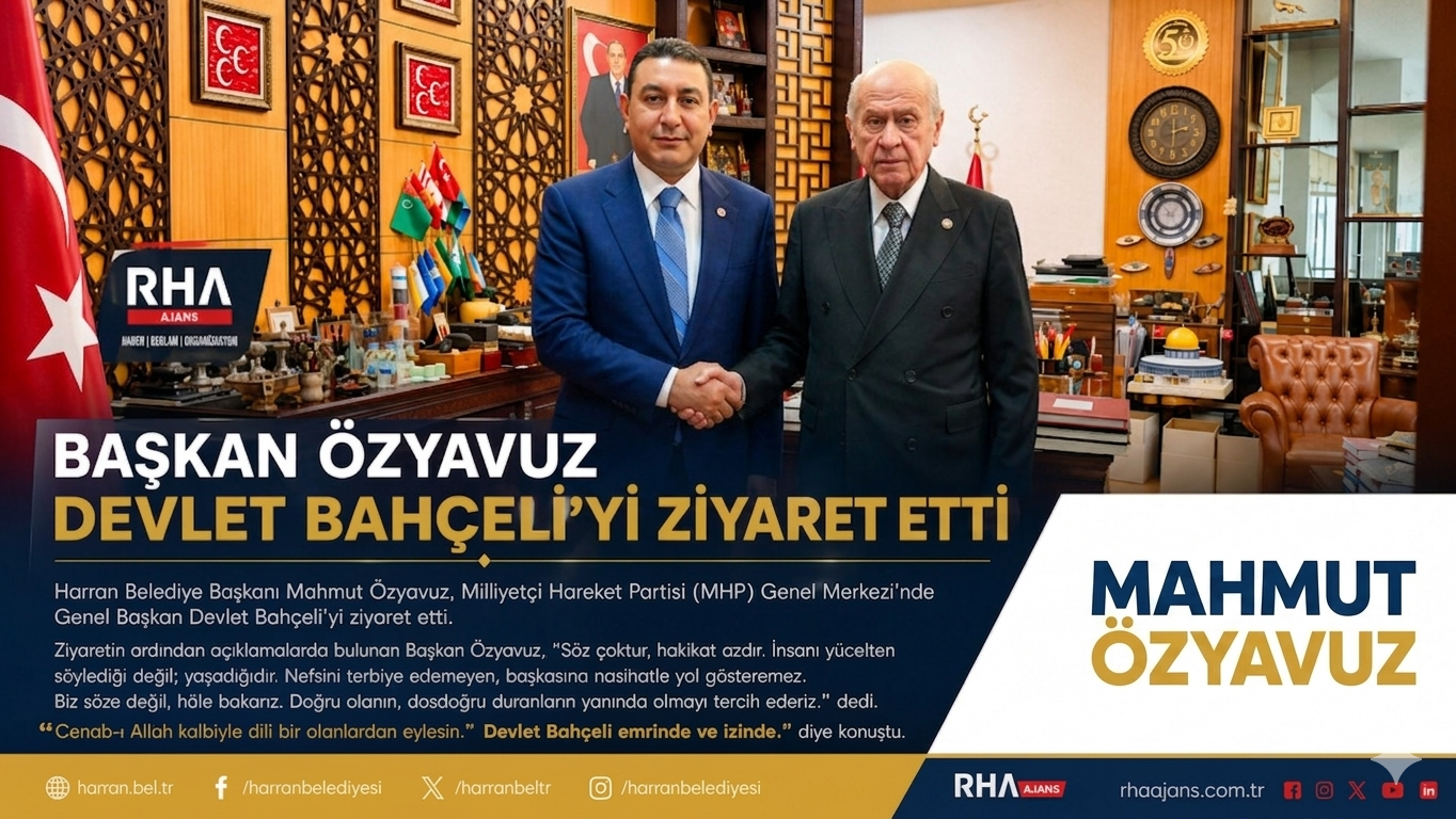 Başkan Özyavuz, Devlet Bahçeli’yi ziyaret etti