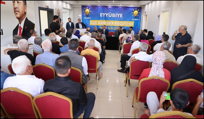 AK Parti Eyyübiye’de Haziran Ayı Danışma Meclisi Toplantısı Yapıldı