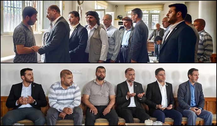 HÜDA PAR heyetinden acılı aileye taziye ziyareti 