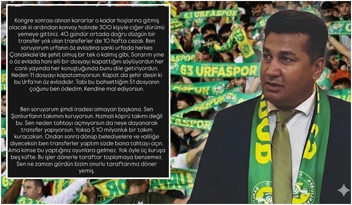 Şanlıurfaspor'da Sular Durulmuyor: Talat Baytemur'dan Peş Peşe İddialar