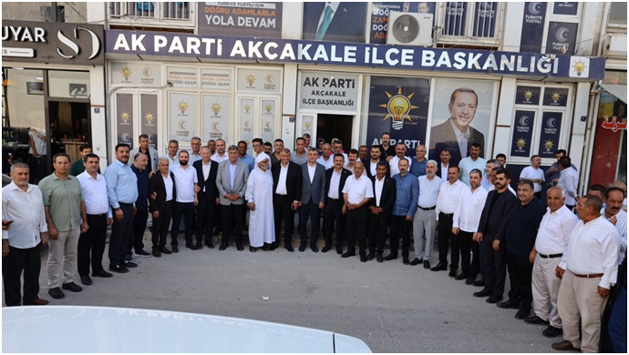 AK Parti İl Başkanı Günbegi Akçakale'de Gönül Ziyaretleri Gerçekleştirdi
