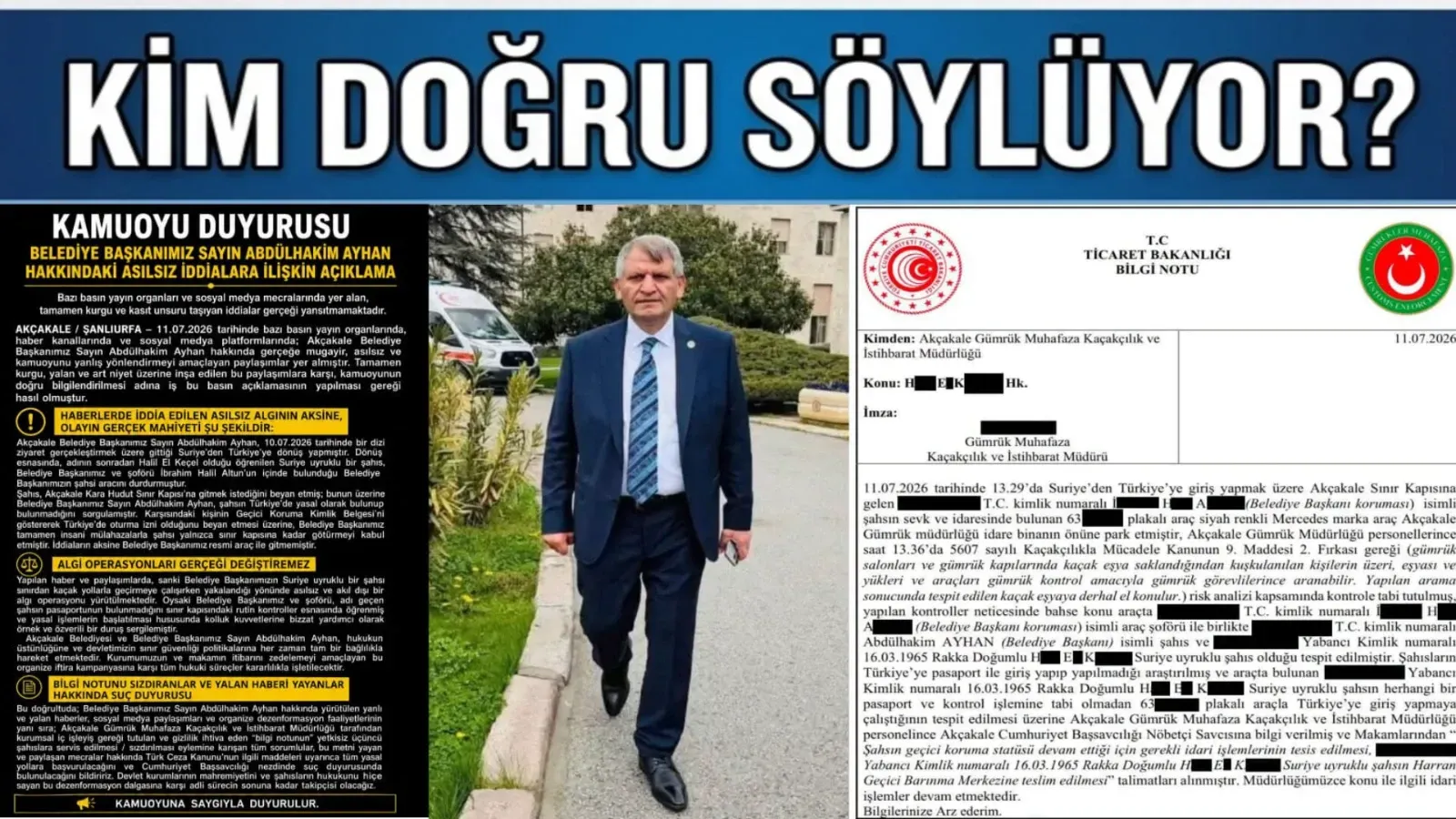 Ayhan'ın Savunması Tatmin Etmedi: Belediye Açıklaması ile Gümrük Bilgi Notu Birbirini Tutmadı