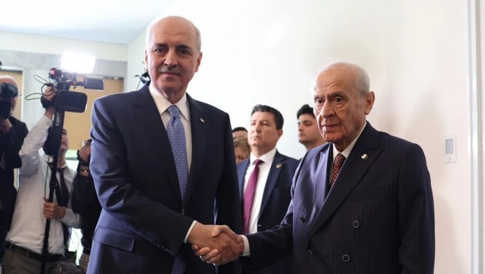 Bahçeli-Kurtulmuş görüşmesi başladı