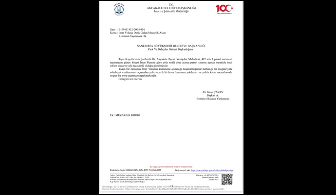 O Belge Ortaya Çıktı! Mezarlık Tartışmasında Dikkat Çeken Detay