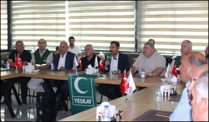 Yeşilay Şanlıurfa Şubesi Muhtarlarla Bir Araya Geldi