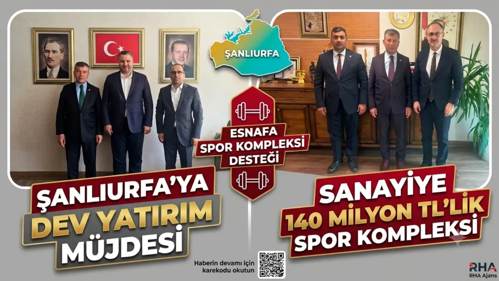 Şanlıurfa Sanayi Sitesi'ne 140 Milyon TL'lik Spor Kompleksi Müjdesi