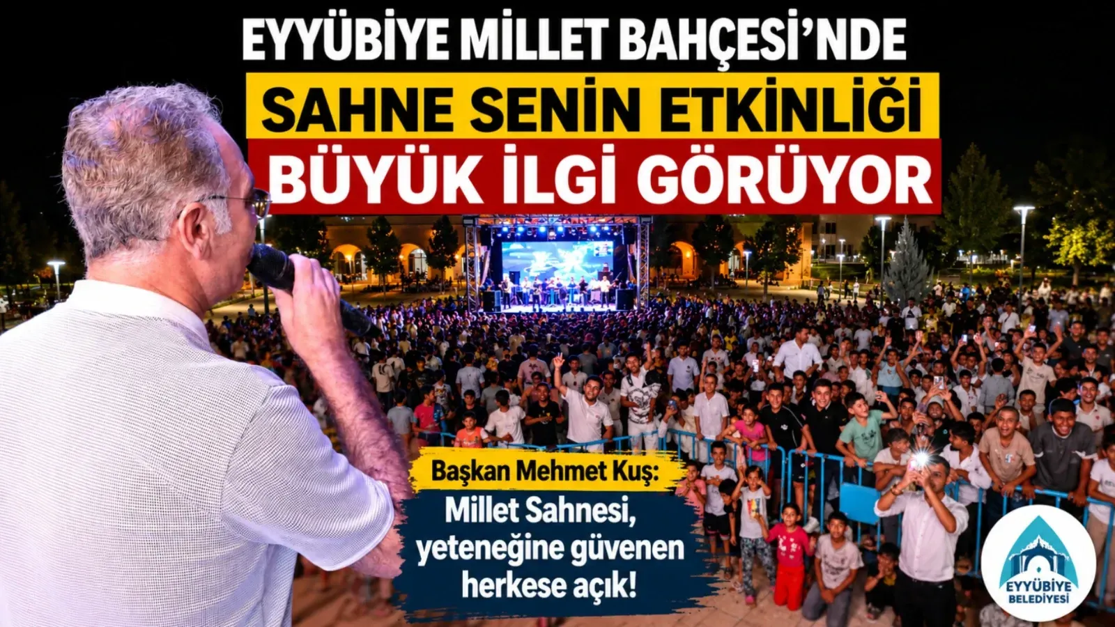 Eyyübiye Millet Bahçesi'nde 
