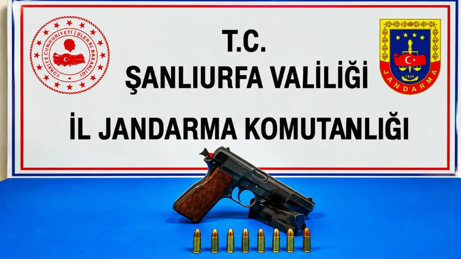 Birecik'te Magandalığa Geçit Yok: Ruhsatsız Tabanca Ele Geçirildi