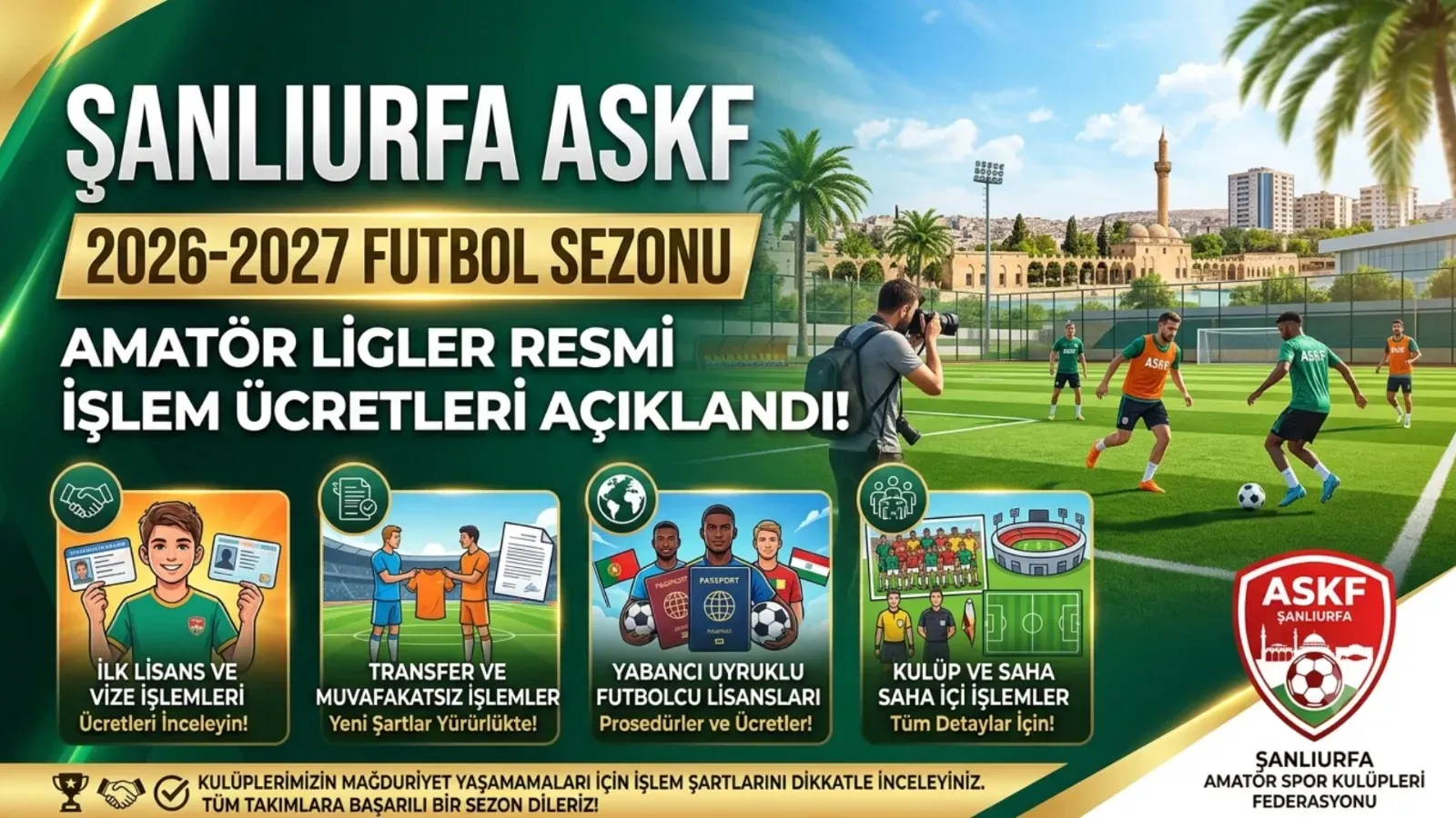 ASKF'den Amatör Kulüplere Yeni Sezon Duyurusu