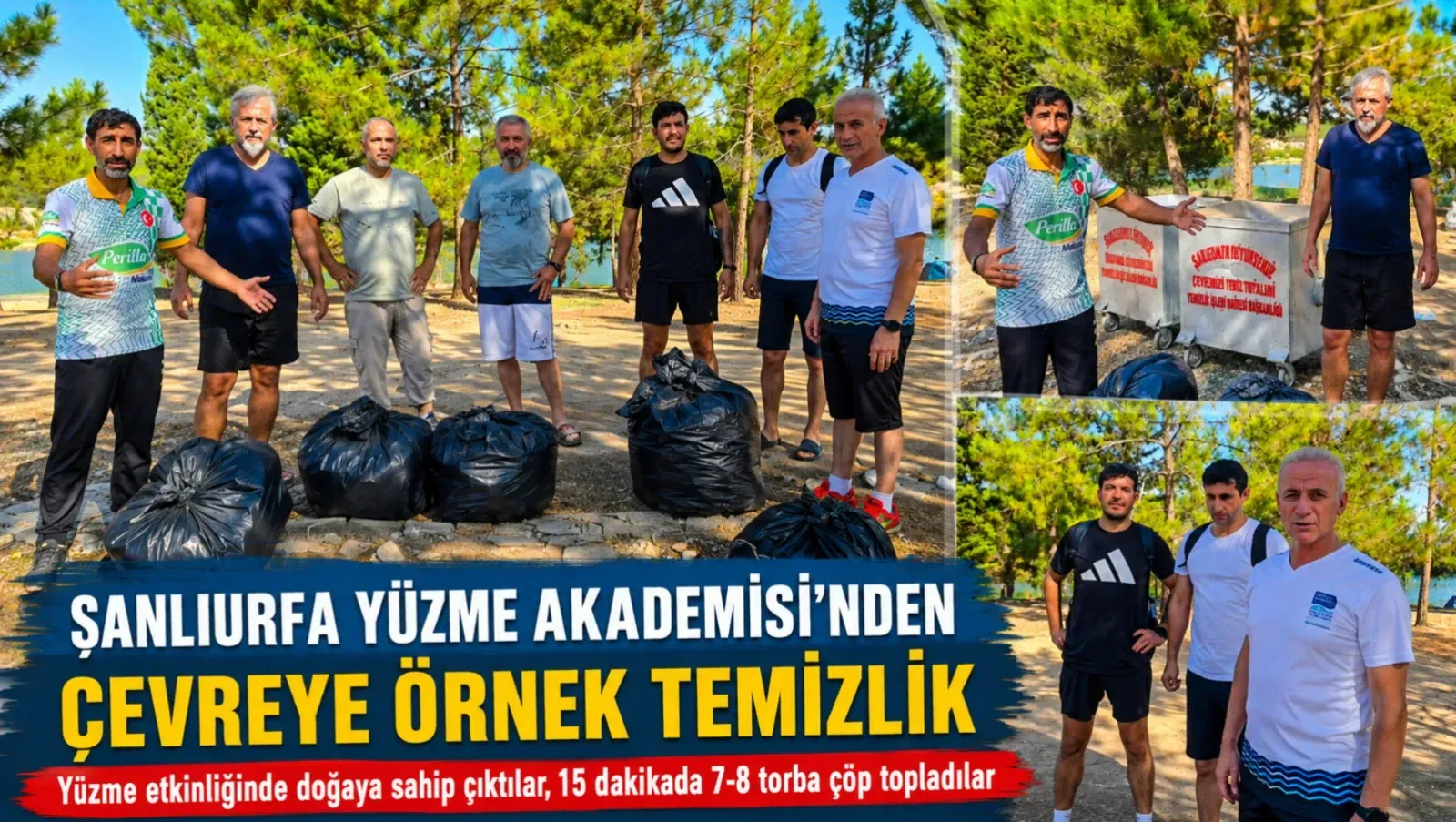Şanlıurfa Yüzme Akademisi’nden Çevreye Örnek Temizlik