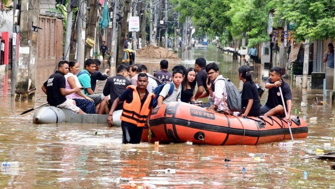 Kerala ve Assam’da sel: 115 ölü