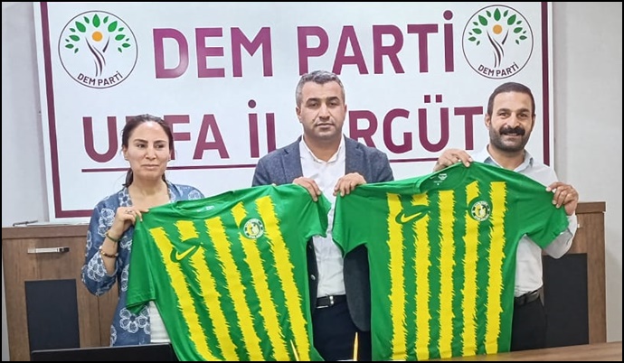 Şanlıurfaspor’dan DEM Parti’ye ziyaret