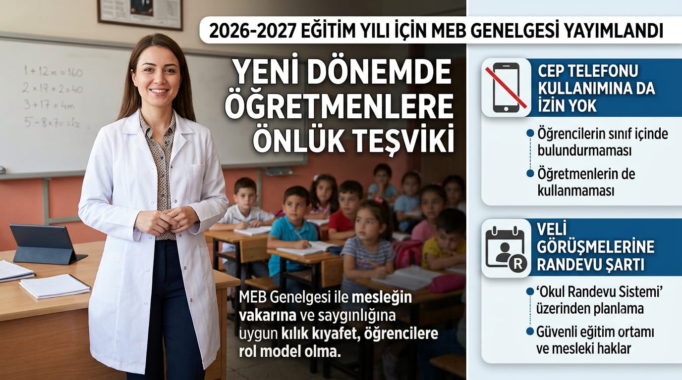 Teşhirci öğretmenlere kötü haber! MEB’den önlük zorunluluğu
