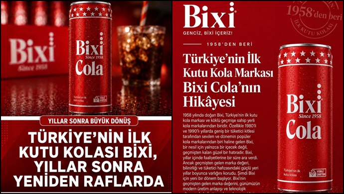 1958’den günümüze: Bixi Cola yeniden raflarda