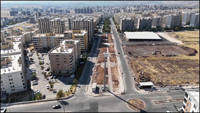 Karaköprü’de Yeşil Alan Yatırımları Sürüyor