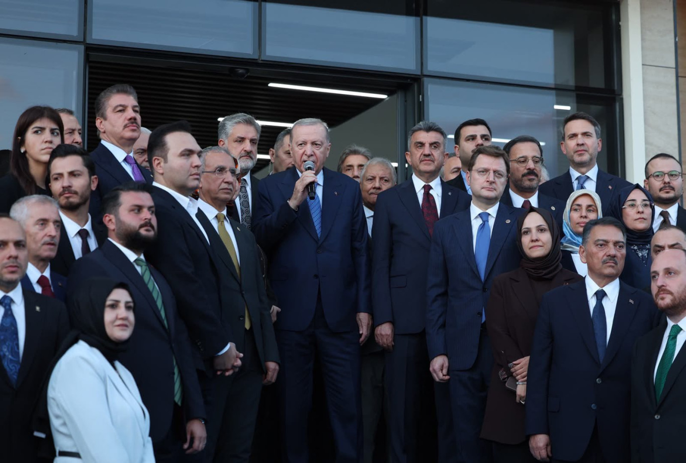 Cumhurbaşkanı Erdoğan, AK Parti Şanlıurfa İl Başkanlığı açılışında konuşuyor