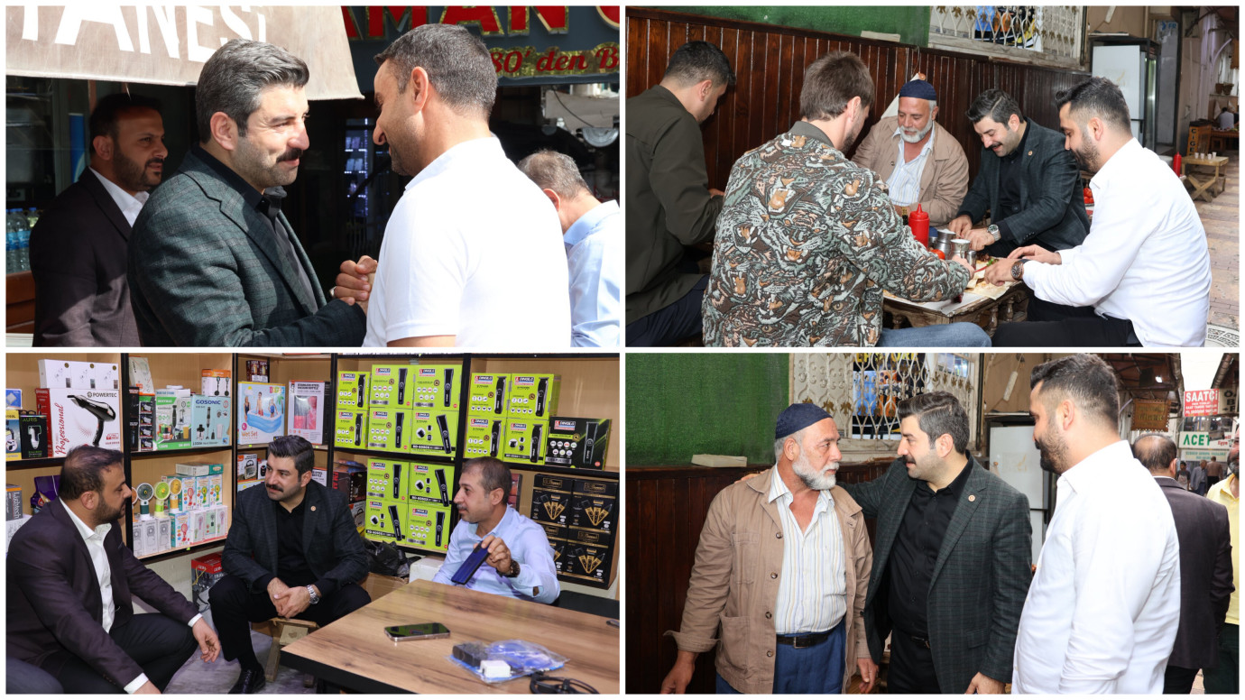 AK Parti Şanlıurfa Milletvekili Eyyüpoğlu, Kapaklı Pasajı Esnafıyla Buluştu