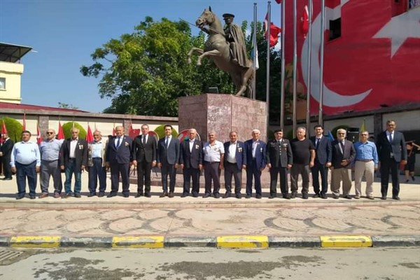 19 Eylül Gaziler Günü kapsamında Erzin'de tören düzenlendi