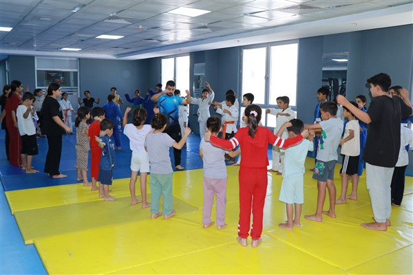 Haliliye'de judo kursları devam ediyor