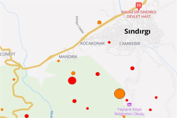 Balıkesir Sındırgı'da deprem