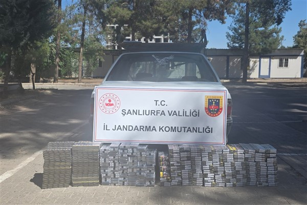 Eyyübiye'de 2 bin 145 adet gümrük kaçağı sigara ele geçirildi