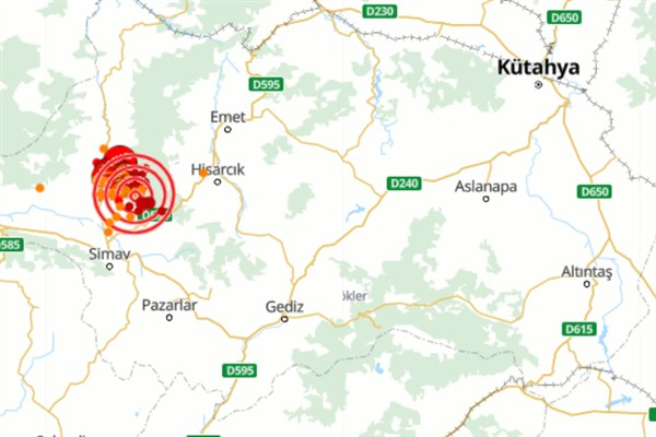 Kütahya’da 4.0 büyüklüğünde deprem