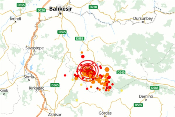Balıkesir’de peş peşe depremler