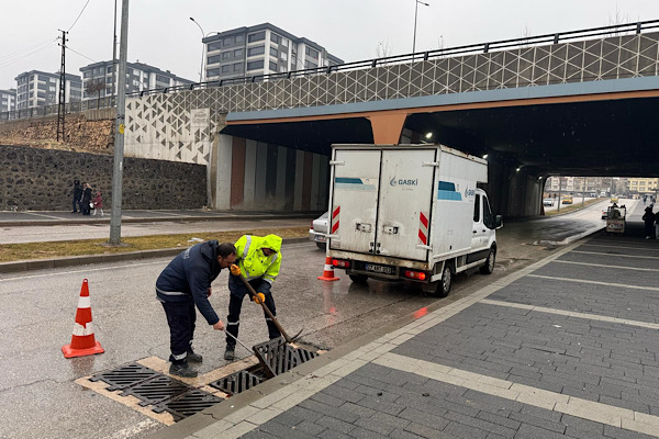 Gaziantep’te sağanak yağışa karşı önlemler alındı