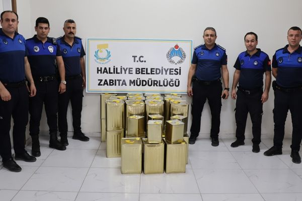 Haliliye’de 875 kilo sade yağa el konuldu