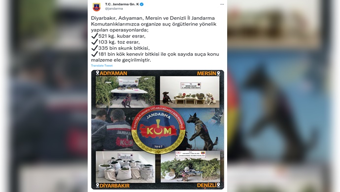 4 ilde uyuşturucu operasyonu