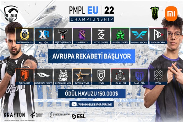 8 Türk takımının yarışacağı PMPL Avrupa Şampiyonası başlıyor  