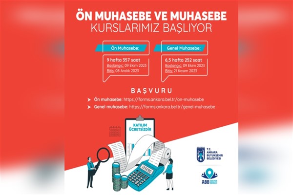 ABB'de ön muhasebe ve muhasebe kursları başlıyor