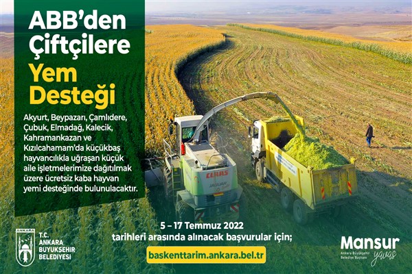 ABB’den hayvan yetiştiricilerine ücretsiz yem desteği