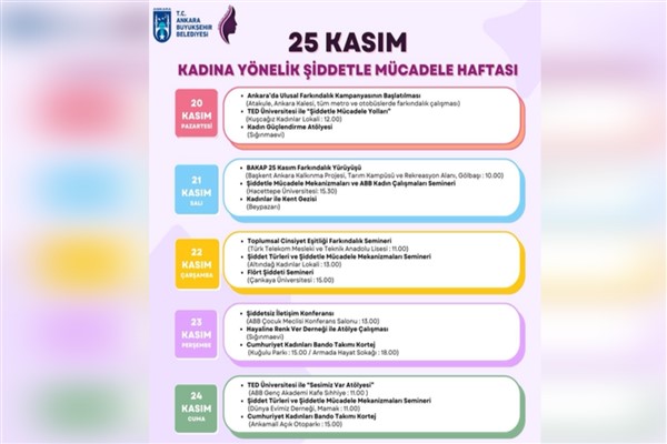 ABB'den kadına yönelik şiddete karşı etkinlik 