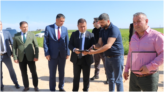 Adalet Bakanlığı Heyeti Viranşehir’de Yeni Yapılacak Cezaevi İçin İncelemlerde Bulundu