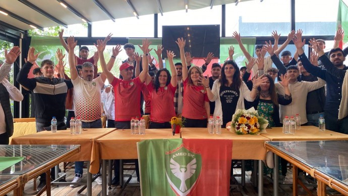 Adaylardan Amedspor taraftarlarına ziyaret