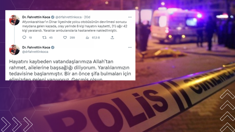 Afyonkarahisar'da yolcu otobüsü devrildi: 8 kişi hayatını kaybetti