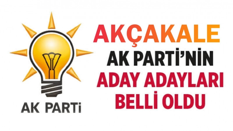 Ak Parti Akçakale Belediye Başkan aday adayları belli oldu