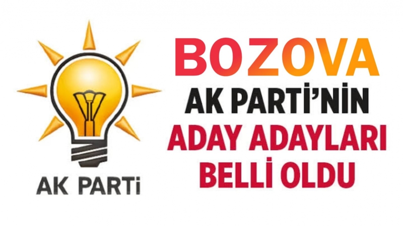 Ak Parti Bozova Belediye Başkan aday adayları belli oldu 