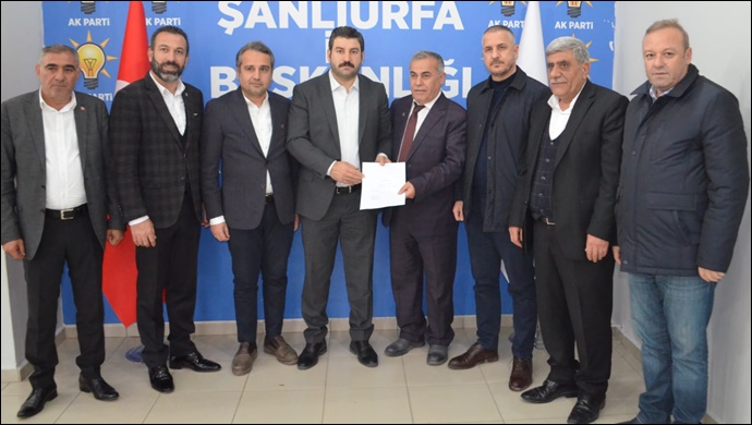 AK Parti Haliliye İlçe Başkanı Eyyüpoğlu Milletvekili Aday Adayı oldu
