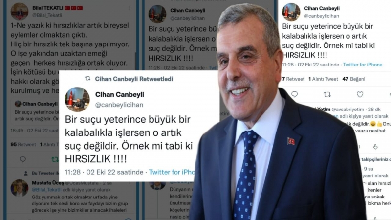 Ak Partili Meclis Üyesi'nden İmalı Paylaşım :