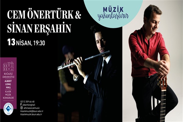 Albert Long Hall Klasik Müzik Konserleri'ne flüt-gitar ikilisi konuk oluyor